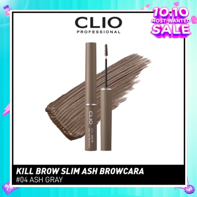 CLIO Kill Brow Slim Ash Browcara 04 Ash Gray 1s