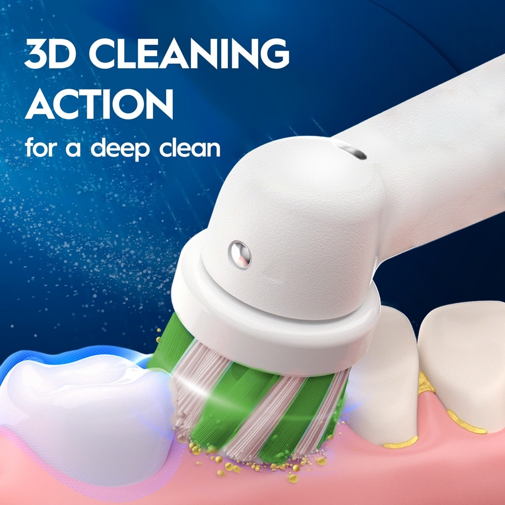 Pro 500 Turquoise Deep Clean Electric Toothbrush 1s