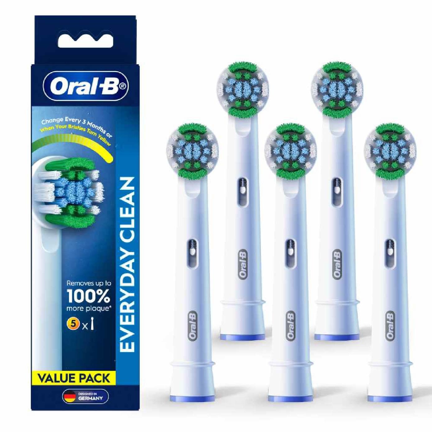 Precision Clean Replacement Electric Toothbrush Heads 5 Brushes