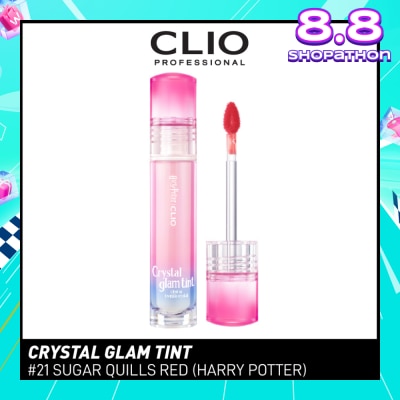 CLIO Crystal Glam Tint 21 Sugar Quills Red 1s