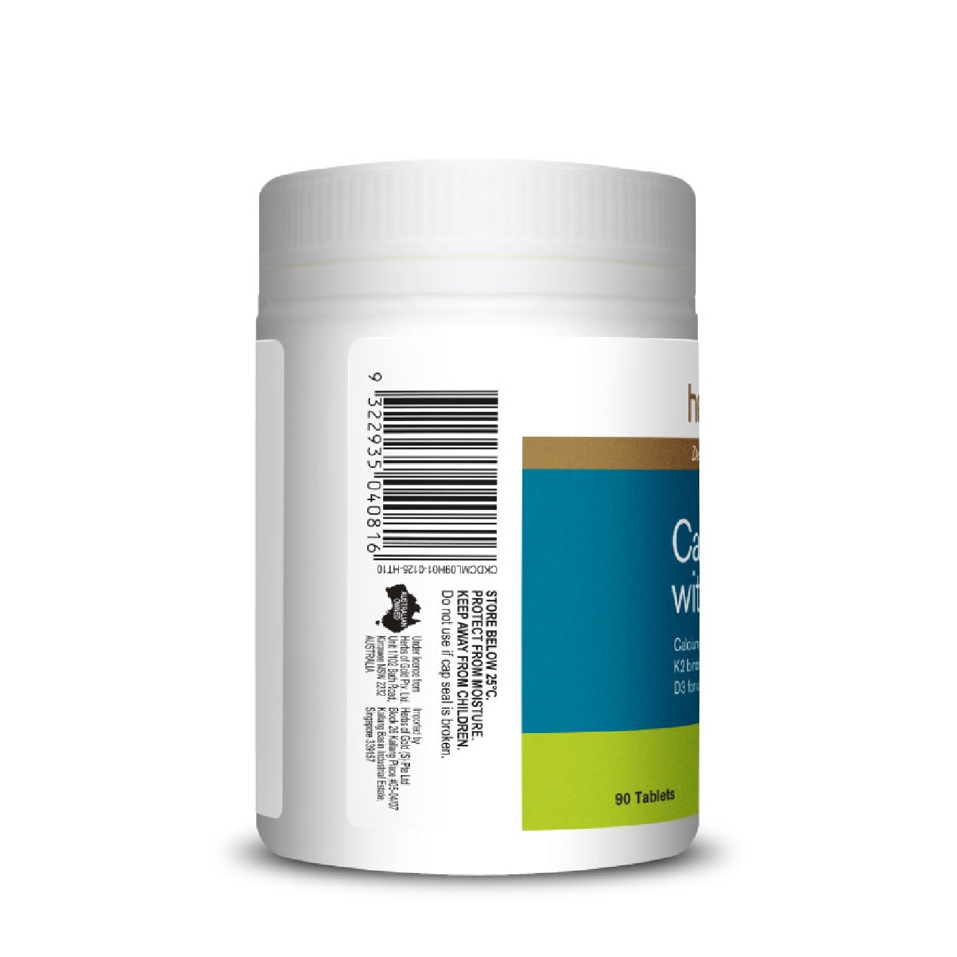 Calcium K2 with D3 Tablet (For Strong Bone, Increase Bone Mass & Prevent Osteoporosis) 90s