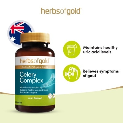 HERBS OF GOLD Celery Complex Complex (For Gout Relief) 60s