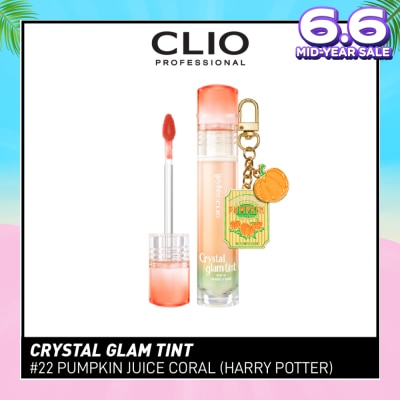 CLIO Crystal Glam Tint 22 Pumpkin Juice Coral 1s