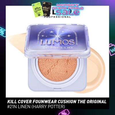 CLIO Kill Cover Founwear Cushion The Original 21N Linen 15g + Refill 15g