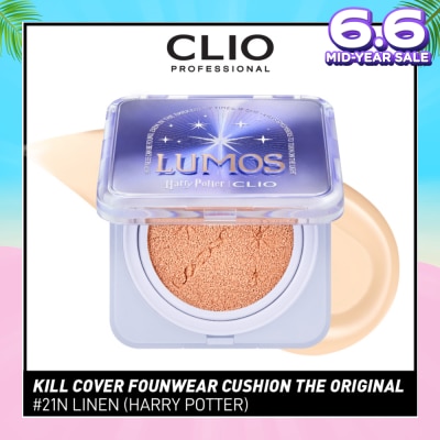 CLIO Kill Cover Founwear Cushion The Original 21N Linen 15g + Refill 15g