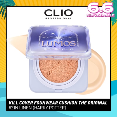 CLIO Kill Cover Founwear Cushion The Original 21N Linen 15g + Refill 15g