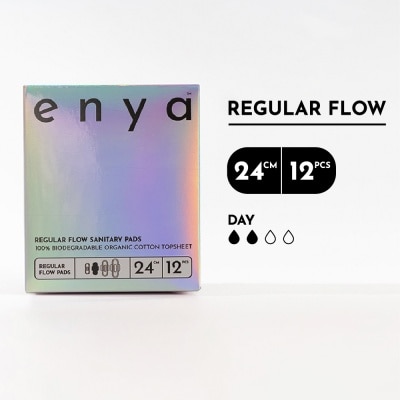 ENYA Regular Flow Sanitary Pads 24cm x 12s