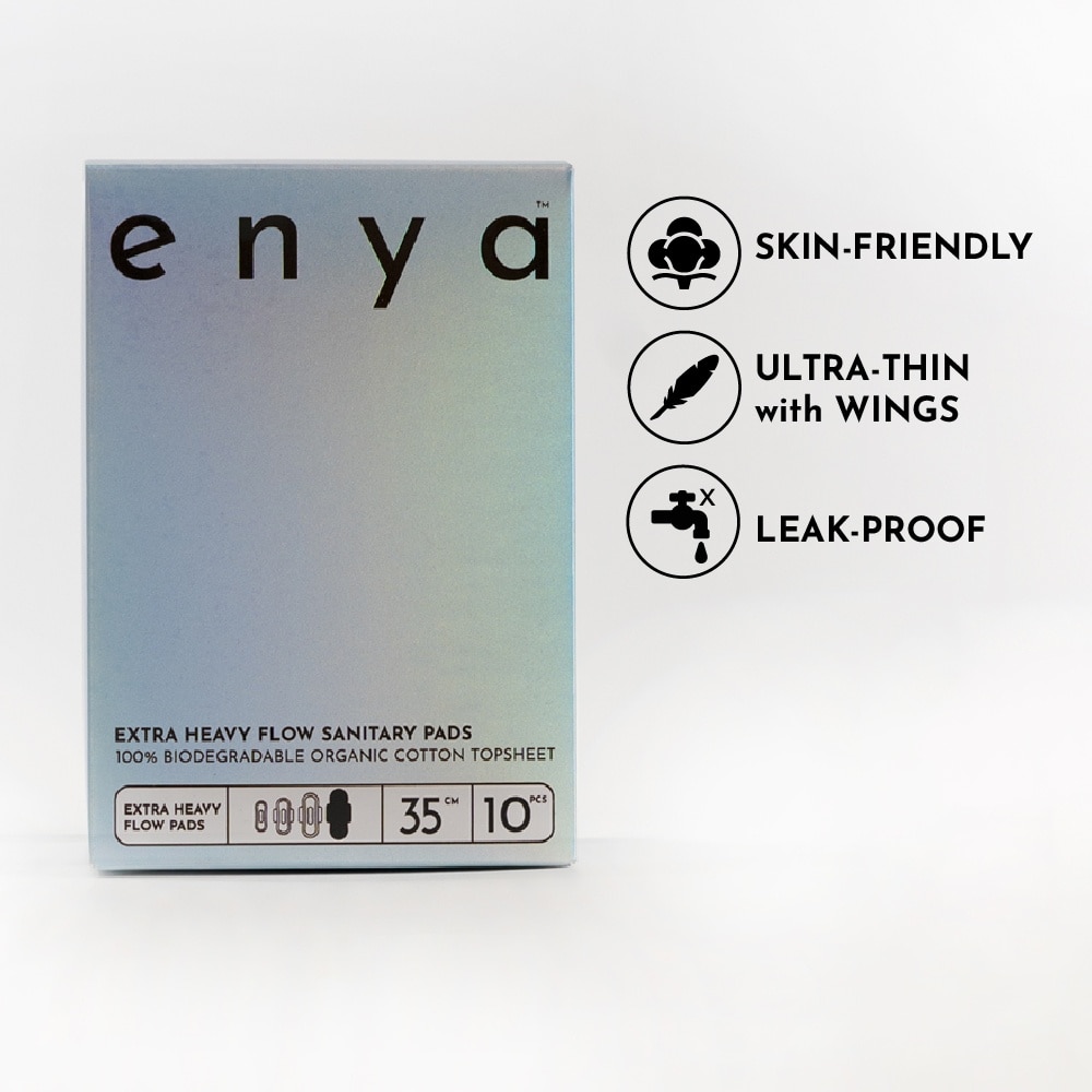 Extra Heavy Flow Sanitary Pads 35cm x 10s