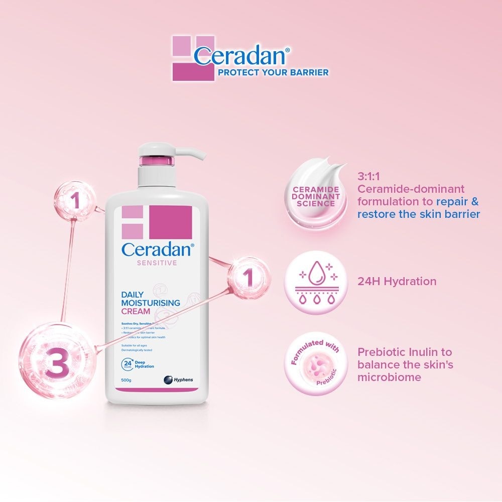 Ceramide Daily Moisturising Cream 500g