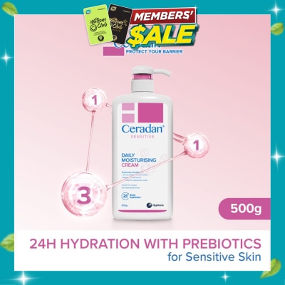 CERADAN Ceramide Daily Moisturising Cream 500g | Derma Skin Care