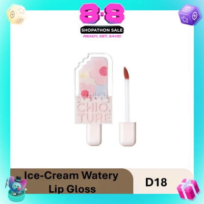 CHIOTURE - Ice Cream Watery Lip Gloss D18 2ml