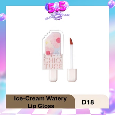 CHIOTURE - Ice Cream Watery Lip Gloss D18 2ml