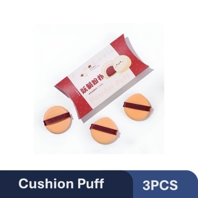 YAO ZHI Multi-Function Red Bean Pie Box Cushion Puff 3s