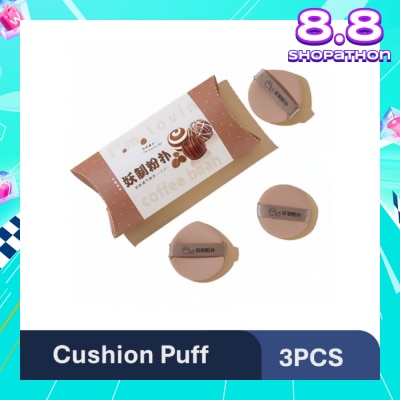 YAO ZHI Multi-Function Coffee Bean Pie Box Cushion Puff 3s