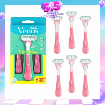 GILLETTE VENUS - Sensitive Disposable Razor 6s