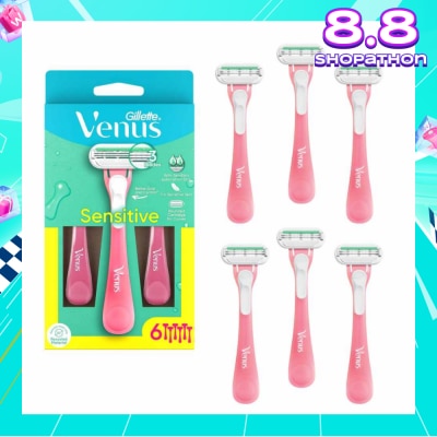 GILLETTE VENUS Sensitive Disposable Razor 6s