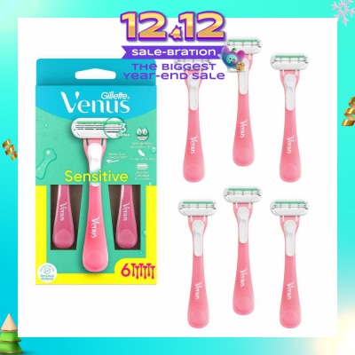 GILLETTE VENUS Sensitive Disposable Razor 6s