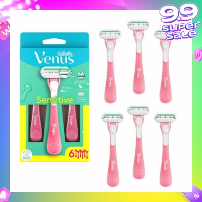 GILLETTE VENUS Sensitive Disposable Razor 6s