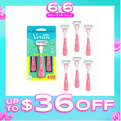 GILLETTE VENUS - Sensitive Disposable Razor 6s
