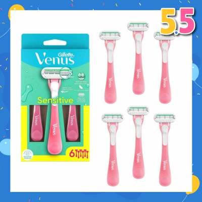 GILLETTE VENUS Sensitive Disposable Razor 6s