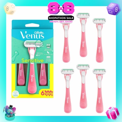 GILLETTE VENUS - Sensitive Disposable Razor 6s