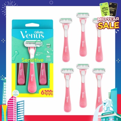 GILLETTE VENUS Sensitive Disposable Razor 6s