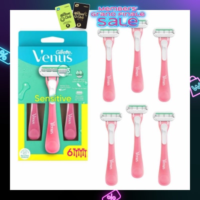 GILLETTE VENUS Sensitive Disposable Razor 6s