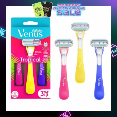 GILLETTE VENUS Women's Disposable Razor Tropical 3s