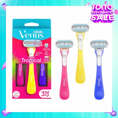 GILLETTE VENUS Women's Disposable Razor Tropical 3s