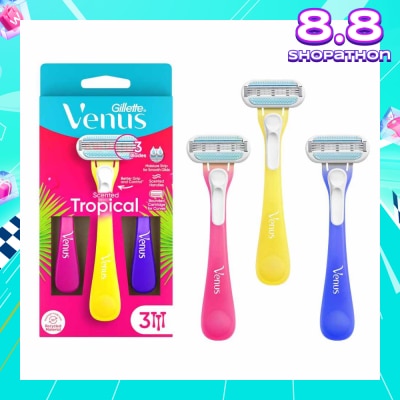 GILLETTE VENUS Women's Disposable Razor Tropical 3s