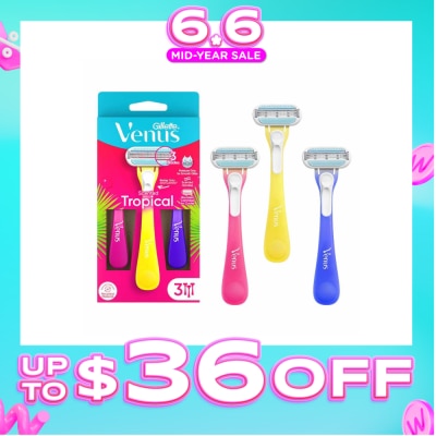 GILLETTE VENUS - Women's Disposable Razor Tropical 3s