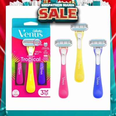 GILLETTE VENUS - Women's Disposable Razor Tropical 3s