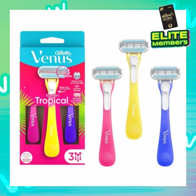 GILLETTE VENUS Women's Disposable Razor Tropical 3s