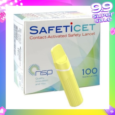 SAFETICET  28G (Capillary Blood Sampling, Yellow) 100s