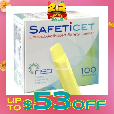 SAFETICET  28G (Capillary Blood Sampling, Yellow) 100s