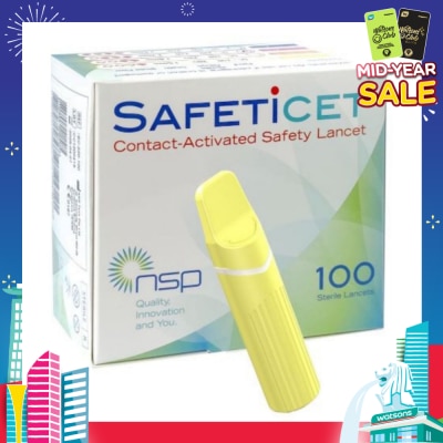 SAFETICET  28G (Capillary Blood Sampling, Yellow) 100s
