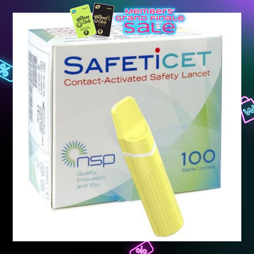  28G (Capillary Blood Sampling, Yellow) 100s