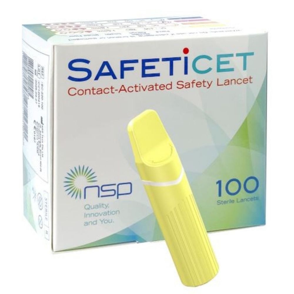  28G (Capillary Blood Sampling, Yellow) 100s