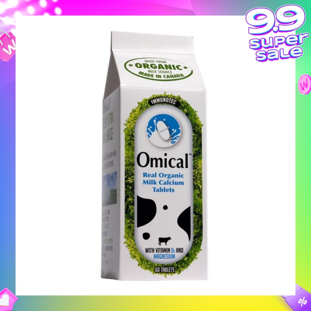 Organic Milk Calcium Tablets 60s