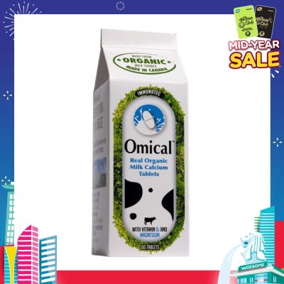 OMICAL Organic Milk Calcium Tablets 60s