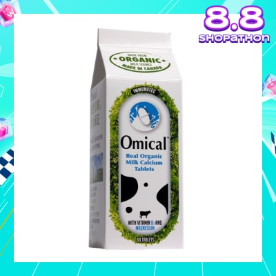 OMICAL Organic Milk Calcium Tablets 60s