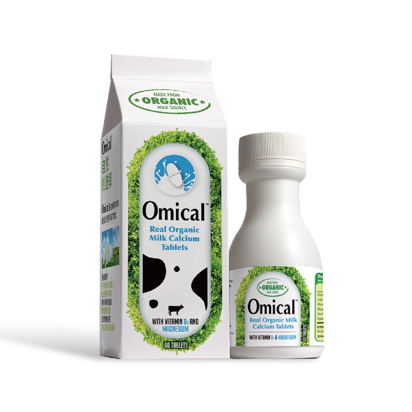 Organic Milk Calcium Tablets 60s