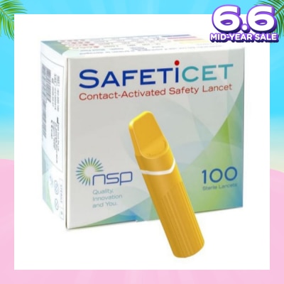SAFETICET 23G (Capillary Blood Sampling, Orange) 100s