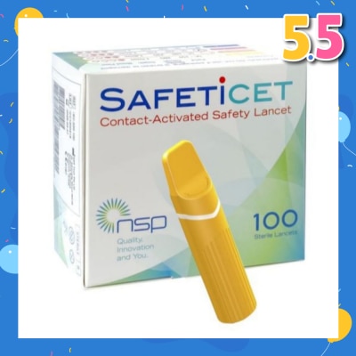 SAFETICET 23G (Capillary Blood Sampling, Orange) 100s