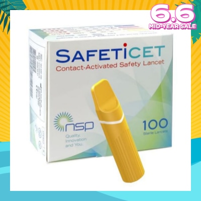 SAFETICET 23G (Capillary Blood Sampling, Orange) 100s
