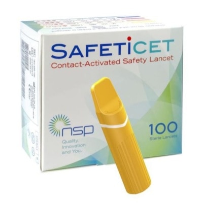 SAFETICET 23G (Capillary Blood Sampling, Orange) 100s