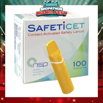 SAFETICET - 23G (Capillary Blood Sampling, Orange) 100s