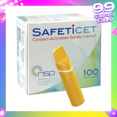 SAFETICET 23G (Capillary Blood Sampling, Orange) 100s