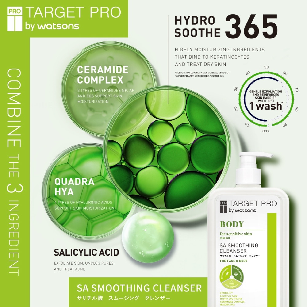 SA Smoothing Cleanser for Face & Body 500ml