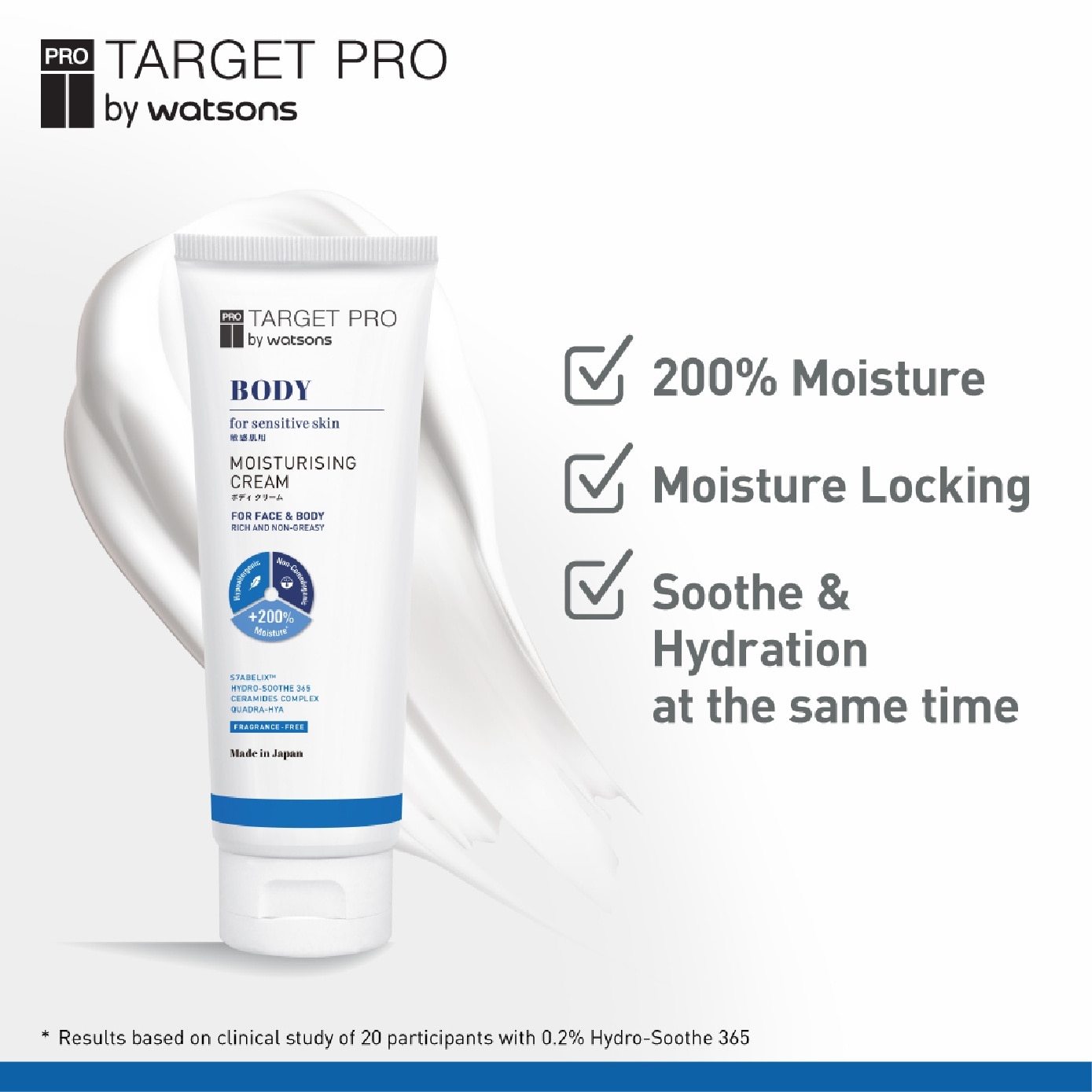 Moisturising Cream for Face & Body 300g